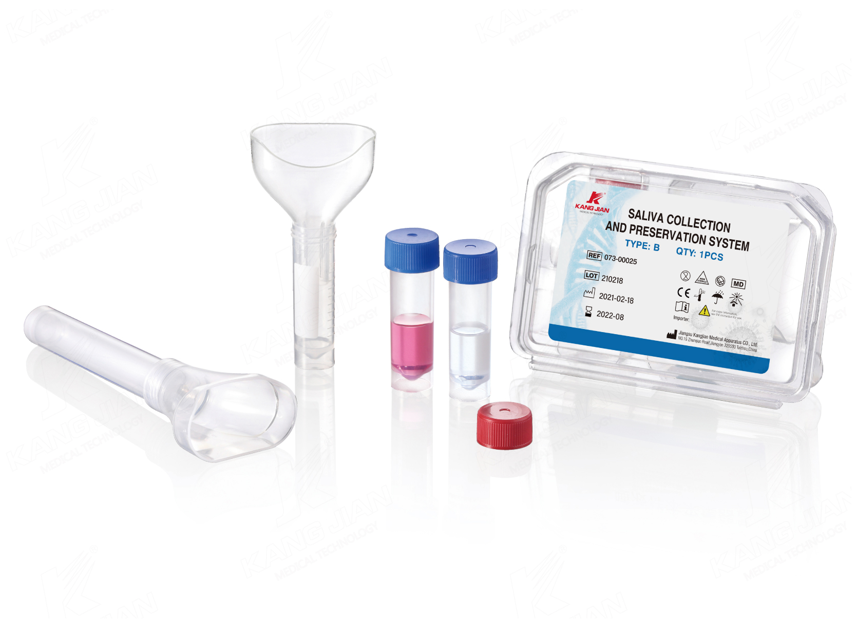 Kit Pengumpul Sampel DNA Air Liur (Sputum).